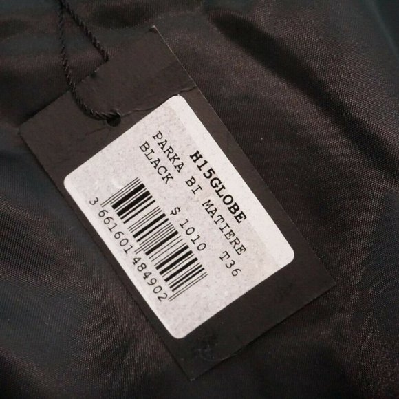 🆕Maje Globe Genuine Raccoon Fur Wool Blend Parka - Picture 7 of 8